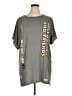 Hello Kitty Floral Gray Short Sleeve T-Shirt Size XL - photo 1
