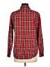 Evan Picone 100% Cotton Plaid Red Long Sleeve Button-Down Shirt Size 6 - photo 2