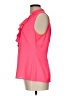 Ann Taylor Pink Sleeveless Blouse Size Lg Petite - photo 5