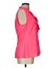 Ann Taylor Pink Sleeveless Blouse Size Lg Petite - photo 4