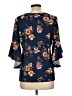 Inner Beauty Blue 3/4 Sleeve Blouse Size L (estimated) - photo 2