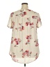 Torrid Ivory Short Sleeve Blouse Size 2X Plus (2) - photo 2
