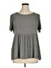 Lane Bryant Gray Short Sleeve Top Size 14 - 16 Plus - photo 1