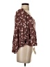 Mi ami 100% Rayon Brown 3/4 Sleeve Blouse Size S - photo 4