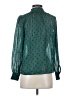 Maison d' Amelie Teal Long Sleeve Blouse Size XS - photo 2