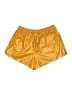 STAUD 100% Polyurethane Metallic Gold Athletic Shorts Size L - photo 2