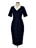 Alexia Admor 100% Polyester Solid Blue Cocktail Dress Size 8 - photo 1