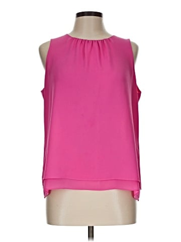 Rose + Olive Sleeveless Blouse (view 1)