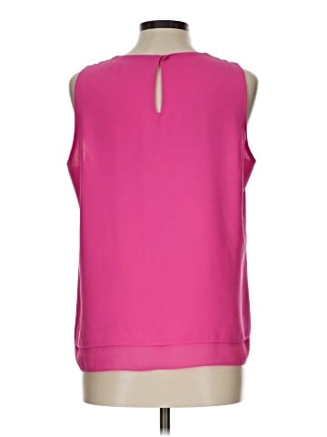 Rose + Olive Sleeveless Blouse (view 2)