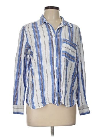 Ann Taylor LOFT Long Sleeve Button-Down Shirt (view 1)