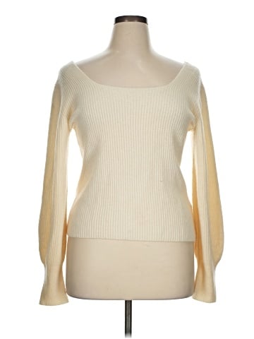 Madewell SoftWool Square-Neck Pullover Sweater (view 1)