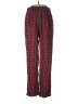 Unbranded Plaid Red Casual Pants Size M - photo 1