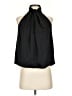 Ann Taylor LOFT 100% Polyester Black Sleeveless Blouse Size XS (petite) - photo 1