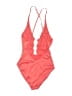 MICHAEL Michael Kors Solid Red One Piece Swimsuit Size 12 - photo 2