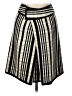 DKNY Stripes Ivory Wool Skirt Size 10 - photo 1