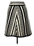 DKNY Stripes Ivory Wool Skirt Size 10 - photo 2