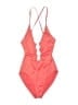 MICHAEL Michael Kors Solid Red One Piece Swimsuit Size 12 - photo 1