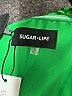 Sugar Lips 100% Polyester Solid Green Jumpsuit Size M - photo 4
