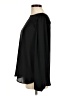 Ann Taylor LOFT 100% Polyester Black Long Sleeve Blouse Size M - photo 5