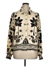 CAbi Print Ivory Long Sleeve Blouse Size XL - photo 1