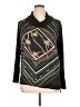 Zenergy by Chico's 100% Polyester Graphic Black Long Sleeve Blouse Size XL (3) - photo 1