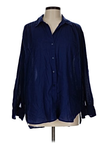 Banana Republic Factory Store Long Sleeve Button-Down Shirt (view 1)