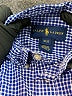 Ralph Lauren 100% Cotton Checkered-gingham Blue Long Sleeve Button-Down Shirt Size 3 - 3T - photo 3