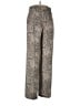 Babaton Animal Print Gray Casual Pants Size 10 - photo 1