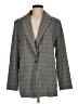 A New Day Plaid Gray Blazer Size M - photo 1