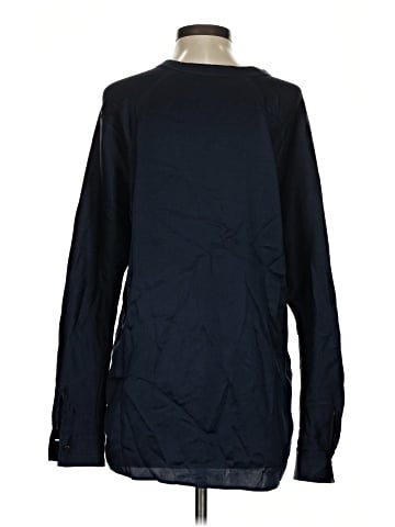 Vince. Long Sleeve Silk Top (view 2)