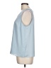 Nine West 100% Polyester Blue Sleeveless Blouse Size L - photo 5