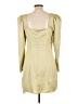 Danielle Bernstein 100% Polyester Solid Tan Casual Dress Size L - photo 2