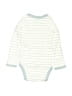 Carter's 100% Cotton Ivory Long Sleeve Onesie Size Newborn - photo 2