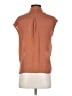 Tamara H. Brown Sleeveless Button-Down Shirt Size S - photo 2