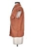 Tamara H. Brown Sleeveless Button-Down Shirt Size S - photo 5
