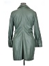 ELOQUII 100% Polyester Green Trenchcoat Size 14 Plus - photo 2