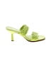 MICHAEL Michael Kors 100% Leather Green Sandals Size 9 1/2 - photo 1