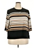 Links Brown 3/4 Sleeve Top Size 2X - photo 1
