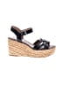 Sam Edelman 100% Leather Black Wedges Size 8 1/2 - photo 1