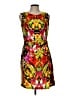 ECI Graphic Yellow Cocktail Dress Size 10 - photo 1