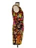 ECI Graphic Yellow Cocktail Dress Size 10 - photo 4