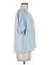 Cupcakes & Cashmere 100% Polyester Blue Short Sleeve Blouse Size M - photo 4