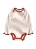 Carter's 100% Cotton Stripes Red Long Sleeve Onesie Size Newborn - photo 1