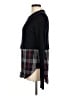Veronica Beard 100% Wool Plaid Black Cardigan Size M - photo 5