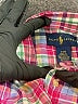 Ralph Lauren 100% Cotton Plaid Pink Short Sleeve Button-Down Shirt 18-24 MO / 24 MO - photo 3
