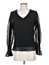 She + Sky 100% Polyester Black Long Sleeve Blouse Size S - photo 1