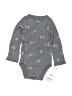 Carter's 100% Cotton Gray Long Sleeve Onesie Size Newborn - photo 1