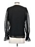 She + Sky 100% Polyester Black Long Sleeve Blouse Size S - photo 2