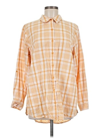 Joan Rivers Long Sleeve Button-Down Shirt (view 1)