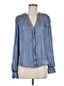 MELLODAY 100% Polyester Blue Long Sleeve Blouse Size M - photo 1